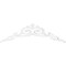 Ekena Millwork Pitch Baile Architectural Grade PVC Gable Pediment, 36"W x 10 1/2"H x 1"P (7/12) GPP036X011X100BAI - alternate 5